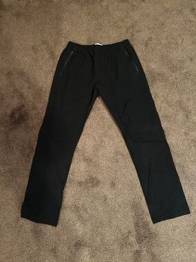 Kuwalla Tee KUL-TEK Black Tech Pants NWT Stretch Nylon Elastic Waist Trousers